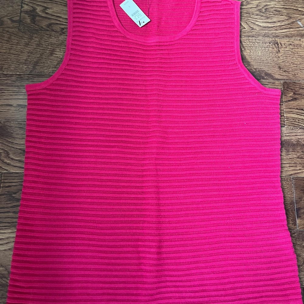 Talbots Hot Pink Tank Top. NWT. Size: S